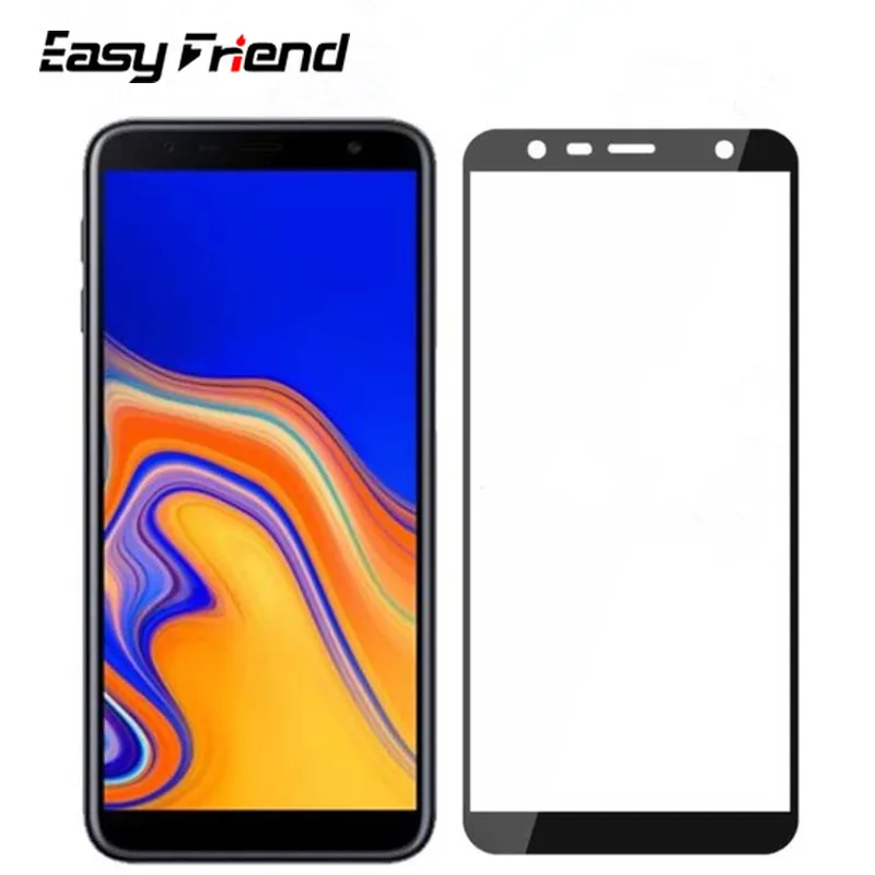 Фото Для Samsung Galaxy J4 2018 J4 Prime Plus J4Prime J4Plus J4Core защита для экрана Защитная пленка полное покрытие закаленное стекло №1
