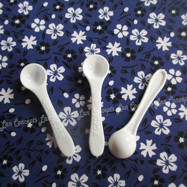 Measuring Spoon 1 Gram Plastic  Plastic Scoop Spoon Measuring - 0.25 Gram  Scoop - Aliexpress