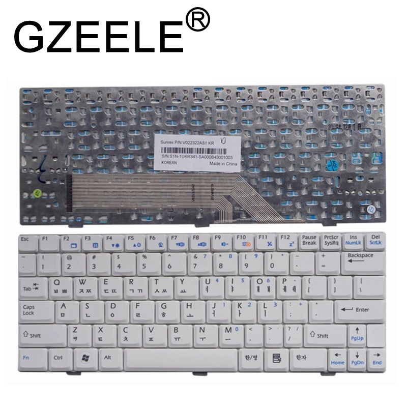 Новая Корейская клавиатура GZEELE KR для ноутбука Haier X100 X101 X102 X200 Hedy A101 A20 A200 A100 белая |