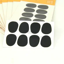 40 шт прозрачный Круглый толстый альт саксофон бакелитовая головка мягкая прокладка 40 шт черный