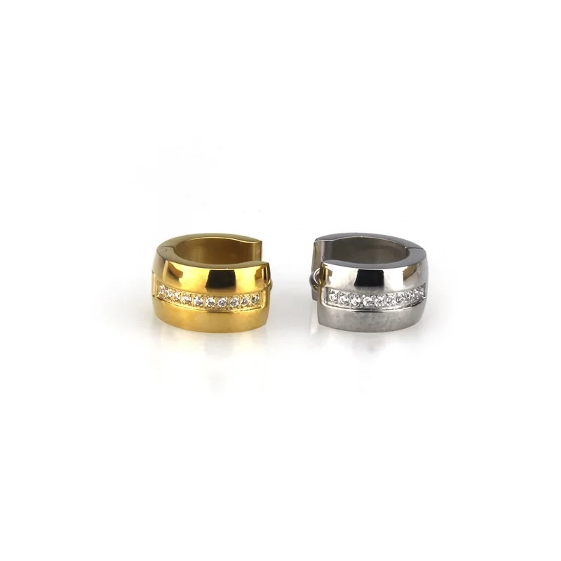 

Fashion Stainless Steel Charm Simple Circle Hoop Earrings For Women/Men Jewelry Brinco High Quality Never Fade