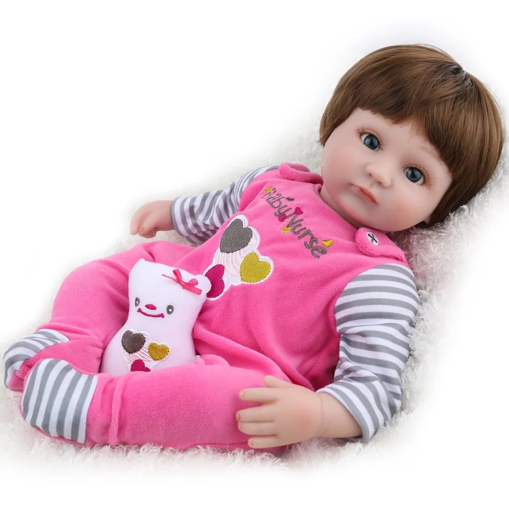 Кукла NPK Reborn Baby 16 дюймов 45 см Реалистичная горячая Распродажа кукла