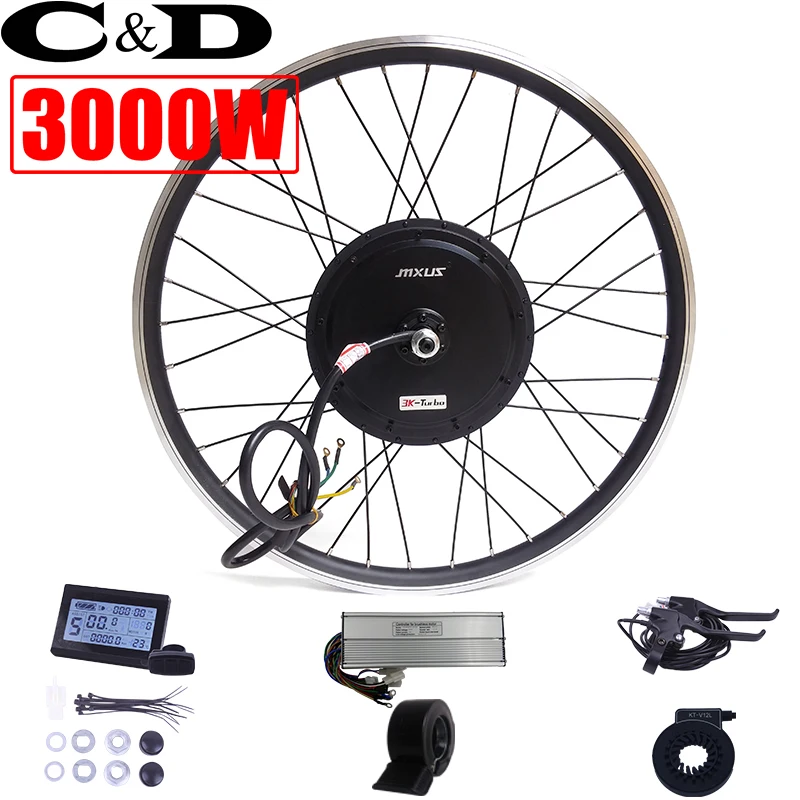60V 72V 3000W Super Powerful E bike kit Electric Bike Conversion kit