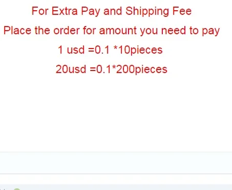 

Lightaling Additional Pay & Shipping Fee on Your Order
