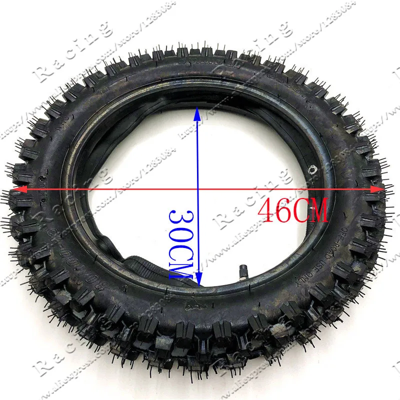 80/100-12(3,00-12) Заднее колесо шины из внутренней трубы 12 дюймов глубокие зубы для китайского Kayo BSE грязи питбайк внедорожный мотоцикл