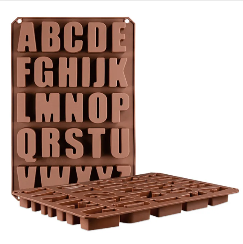 

26 Letters Design Silicone Cake Decorating Candy Cookie Chocolate Baking Mold Children Cake Bake Model