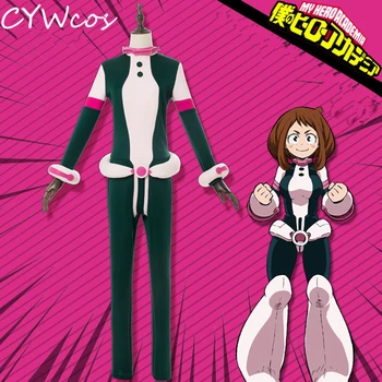 

My Hero Academia Anime Cosplay OCHACO URARAKA Cosplay Costume Women Jumpsuits Fighting Suits Halloween Costumes Uniforms
