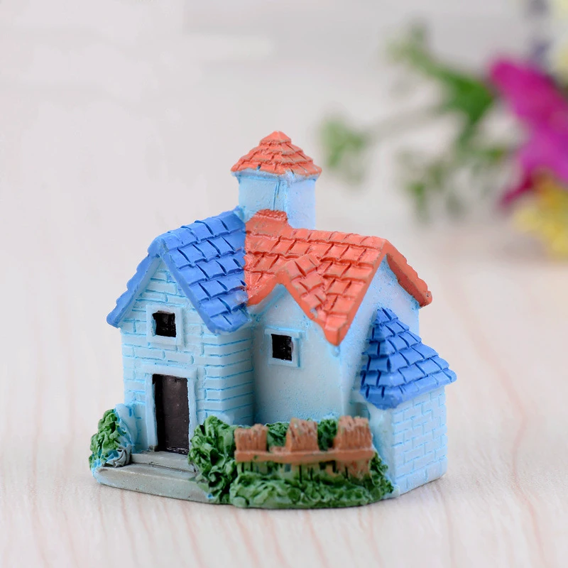 Миниатюрный дом игрушка Сказочный Сад микропластиковая Смола Craft House для сада и дома украшения игрушки для Детские принадлежности Миниатюрный дом игрушка Сказочный Сад микропластиковая Смола Craft House для сада и дома украшения игрушки для Детские принадлежности
