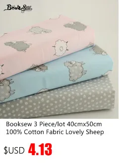 Booksew 5x50 см/шт. Желе рулон полосы обувь из хлопка, с мультяшками животных цветок ткань одеяла Telas Tissu «сделай сам» Лоскутная работа ребенок stofen