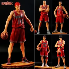 2019 New Pvc Shohoku Slamdunk Anime Figure Miyagi Akagi Rukawa Sakuragi Mitsui Slam Dunk Figure Model Toy Basketball Figurine mr big miyagi