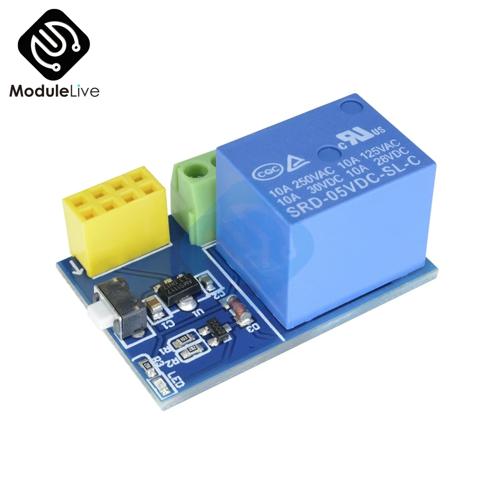 

ESP8266 ESP-01S ESP01 S 5V WiFi Relay Module for Arduino ESP01S Things Smart Home Remote Control Switch Phone APP (no ESP-01S)