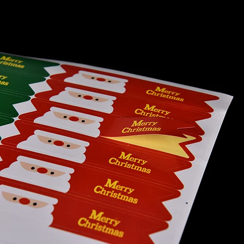 36 шт./компл. Рождественский посылка бумажный стикер для канцелярских товаров Счастливого Рождества Санта Клаус Снеговик печать Стикеры