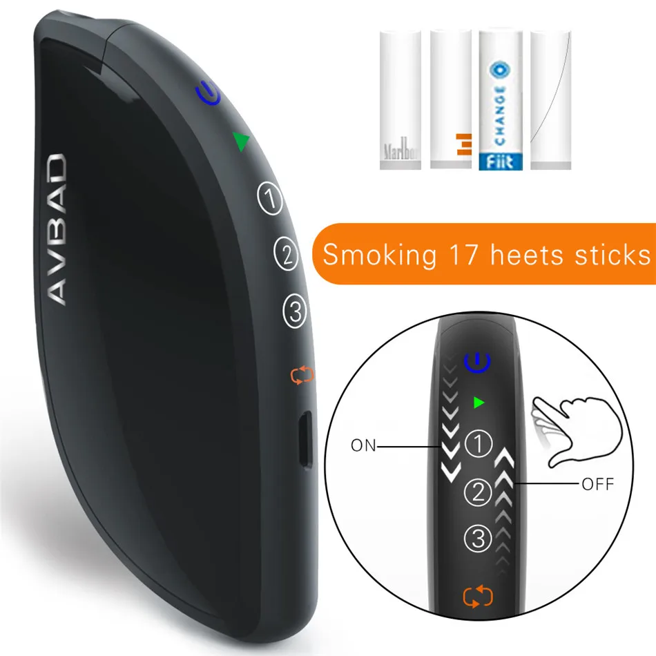 Набор электронных сигарет AVBAD TT сенсорное устройство вейп до 17 непрерывная smokable