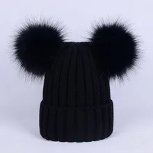 Новая мода Женская плетеная Вязаная Шерстяная трикотажная Beanie BERET шайба для хоккея Кепка мешковатая женская зимняя теплая шапка модная искусственная шапка вязаная