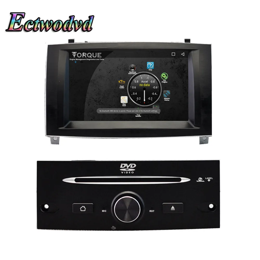 Perfect Ectwodvd 7inch Octa Core Android 8.1 Car DVD GPS Navigation Radio Stereo for Peugeot 407 2004 2005 2006 2007 2008 2009 2010 8