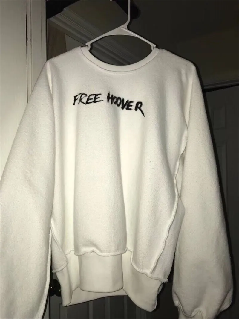 

Kanye West Hoover Crewneck Bleach Men Women Sweatshirts Crewneck Hoodie Kids See Ghosts Streetwear Sweatshirt
