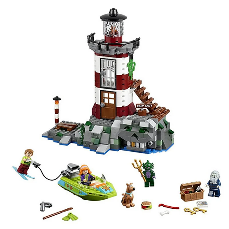 

10431 437pcs Scooby Doo Haunted lighthouse Model Building Blocks Bricks Toys Compatible with Legoings ScoobyDoo 75903