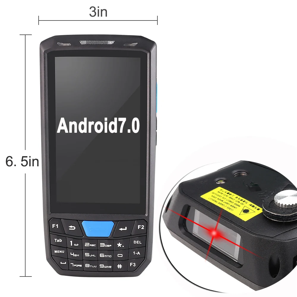  ENGONUS PDA wifi handheld smartphone rfid nfc reader for file tracking handheld terminal android7.0