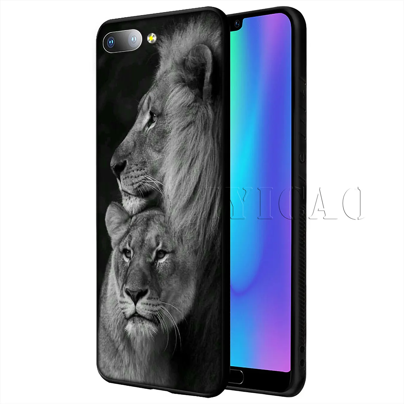 Мягкий чехол IYICAO для Huawei P20 Pro P10 P8 P9 P30 Lite Mini 2017 P Smart 2019|Бамперы| |