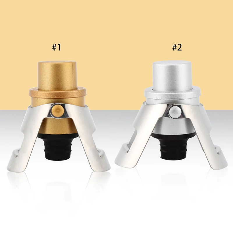 1 x Vacuum Sparkling Wine Champagne Bottle Stopper Sealing Plug Cork Pourer Sealer
