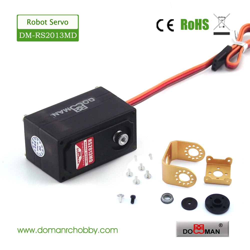 

1pcs/lot DM-RS2013MD metal gear 20kg.cm torque 270 degree digital rc robot servo