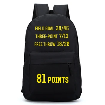 

Basketball 81 Points Record Backpacks Boy School Bags Students Backpack Boys Sports Laptop Bag Mochila Deportes Baloncesto