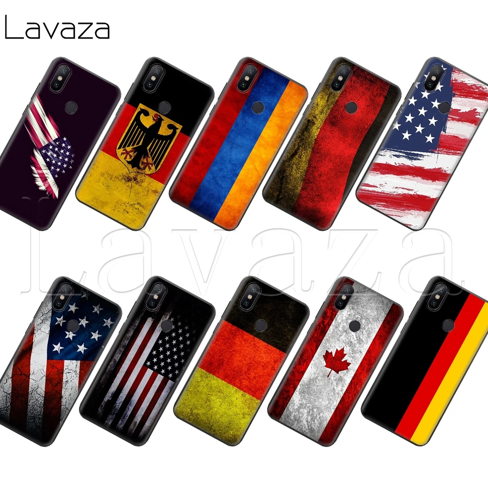 Lavaza Germany Flag TPU Case for Xiaomi Redmi Note 4 4X 4A 5 5A 6 6a 7 8 Pro Go Prime Plus | Мобильные телефоны и