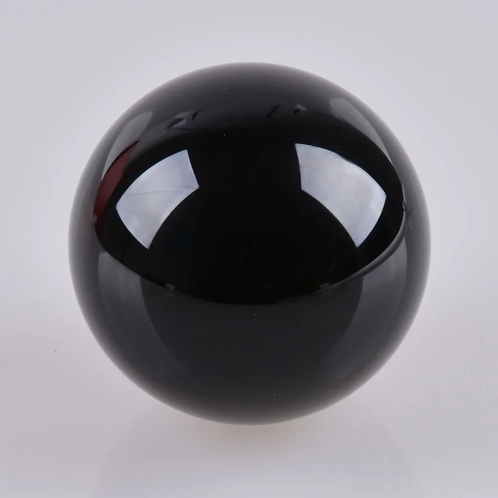 3.94" 10cm 100mm Black Crystal Ball Glass Ball Sphere Fengshui home
