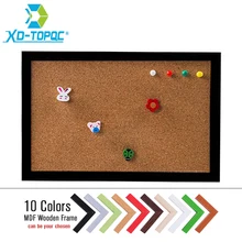 XINDI Neue MDF Rahmen Pin Board Kork 20*30cm Bulletin Kork Bord 5 Farben Nachricht Boards Für Hause freies Verschiffen