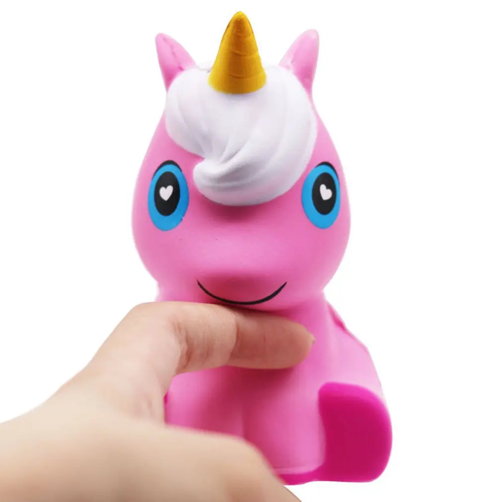 Милые животные пищащая игрушка лошадь форма медленно поднимающаяся игрушка снимает стресс и тревога игрушка домашний декор Squeeze игрушка