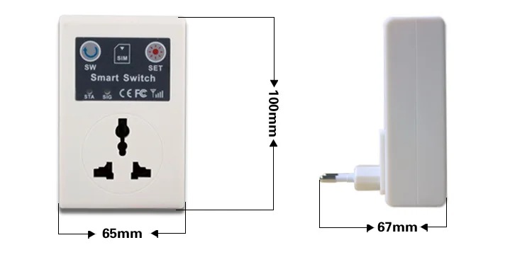 5pcs/Lot EU/ AU/ UK Plug wholesale free shipping Cellphone Phone PDA GSM RC electric wireless remote control switch and sockets