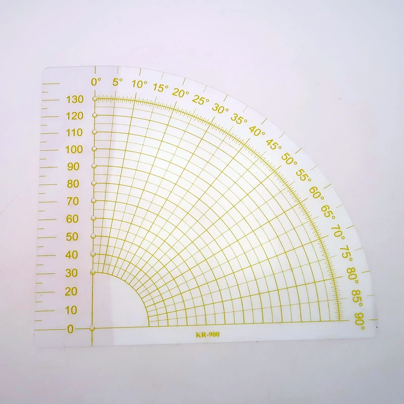 Веер фигурная линейка портновский пошив Инструменты Лоскутное шитье скрапбук круг вентилятор ножной шов линейка DIY Швейные Инструменты