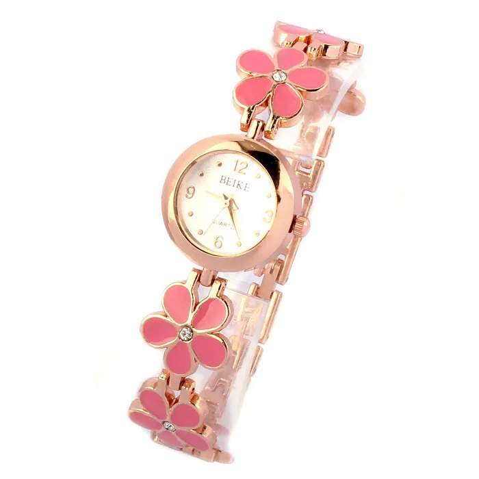 Relojes mujer, модные часы с ромашками, цветами, розовым золотом, браслет, наручные часы для женщин, девушек, на каждый день, женские элегантные часы, Montre Femme