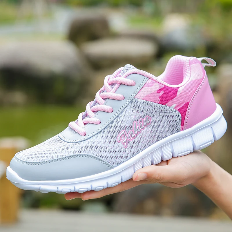 

Fashion Summer Sneakers Women Shoes Woman Mesh Breathable Trainers Slip On Ladies Shoes Woman Flats Loafers Zapatos Mujer