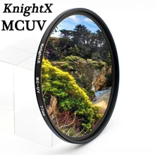 KnightX 49 52 55 58 62 67 72 77 мм MC УФ-фильтр для объектива для Nikon D7000 D5100 D5000 D3100 D3000 D3300 nd 5D gopro линзы