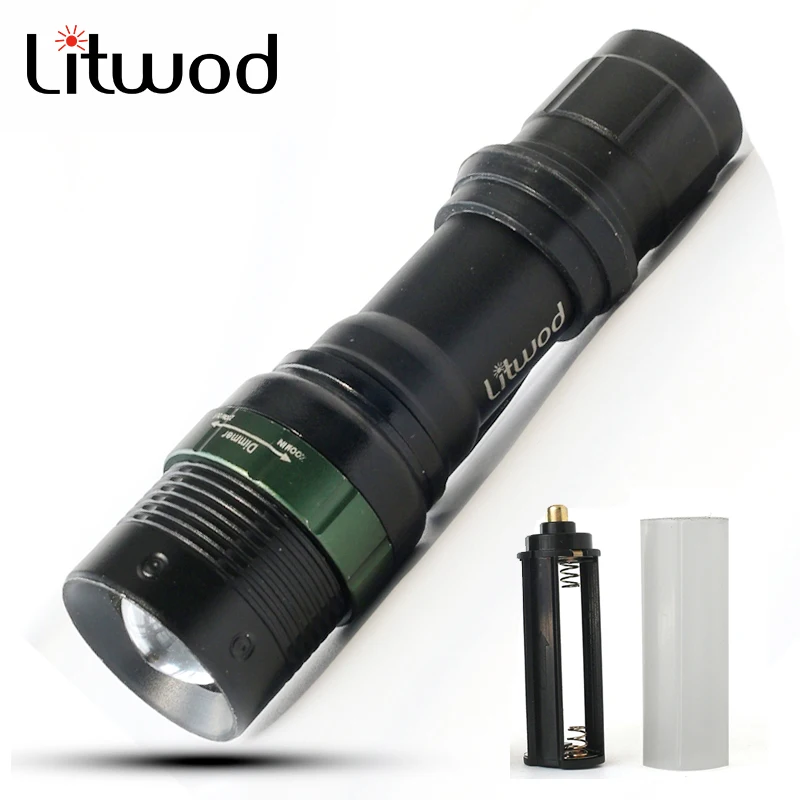 

Litwod CK91 XM-L T6 Aluminum Powerful Led Flashlight Torch Waterproof Tactical LED Light Torch for Bike z25