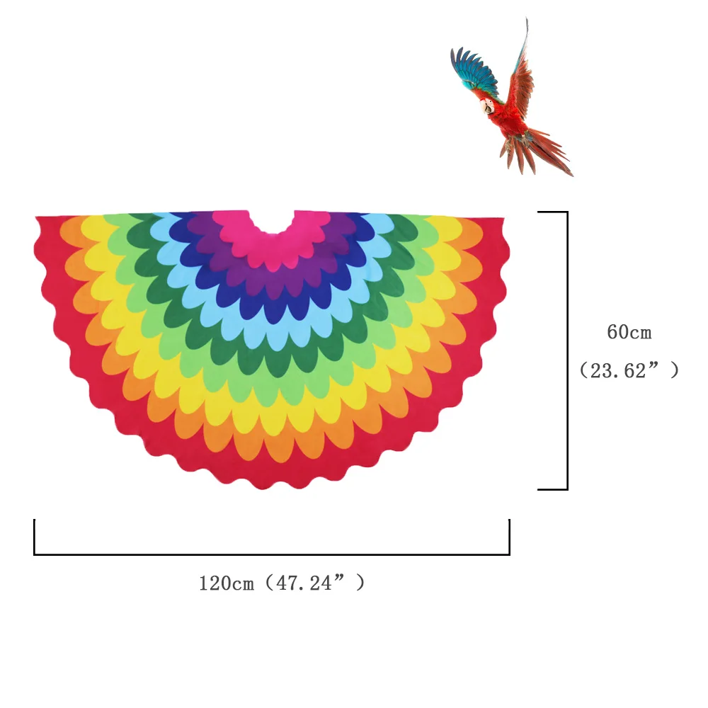 SPECIAL 120*70 cm Parrot Wing Mask Girls Dance Summer Camping Theme Party Stage Dance Concert Show Birthday Party Gift Toy