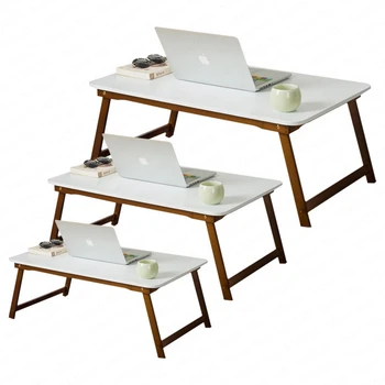 

B Laptop Desk Bed with Foldable Table Simple Dormitory Lazy Desk Study Table Primary School Desk