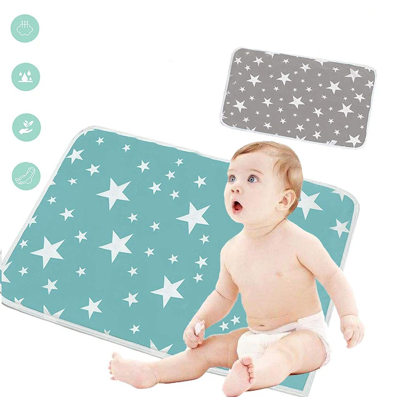 Baby Changing Pad Cotton Waterproof Portable Travel Baby Mattress In The Stroller Kid Playing Floor Mat Baby Diaper Changing Mat