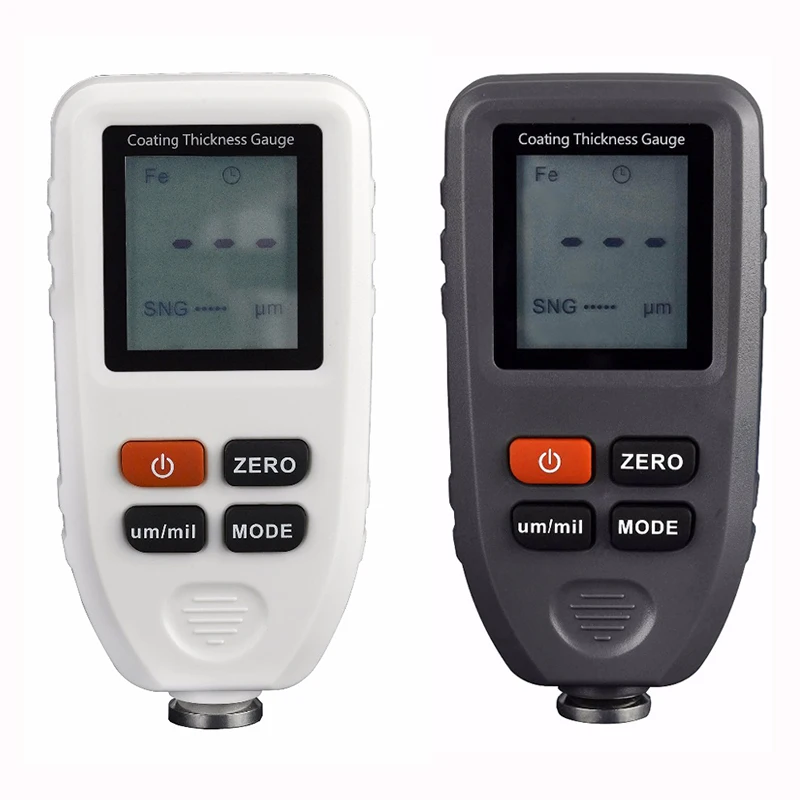 

TC-100 Thickness Gauge Ppaint Coating Digital Car Paint Thickness Meter 0-1300um Low Battery Indicator Width Measuring Tester