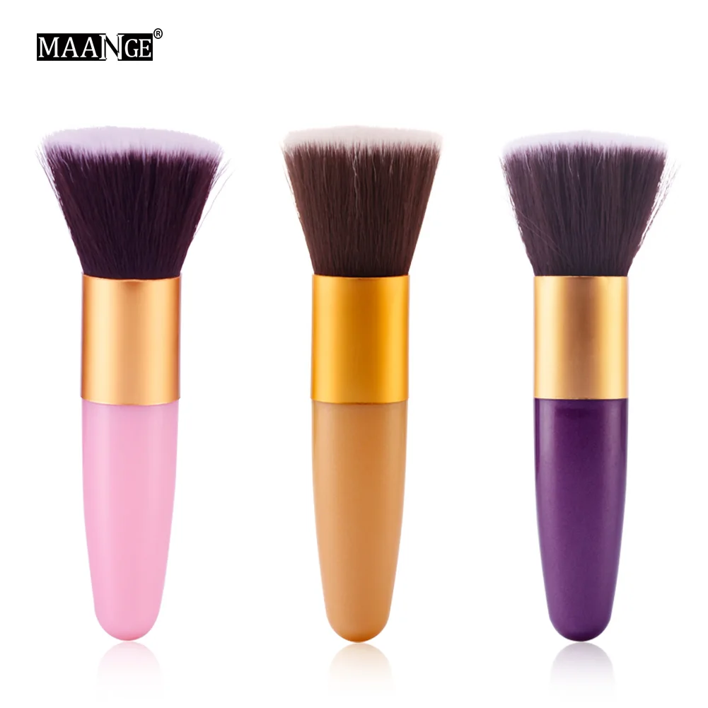 

1Pcs Pro Flat Makeup Brushes Powder Foundation Blush Brush Concealer Contour Facial Make Up Brushes Tools High Quality
