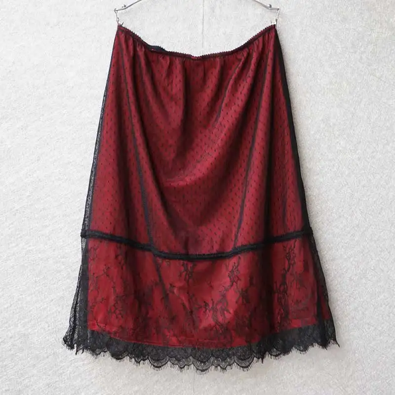 3 цвета винтажное высококачественное кружевное сексуальное нижнее белье для женщин секретная Женская юбка Прозрачная Марля