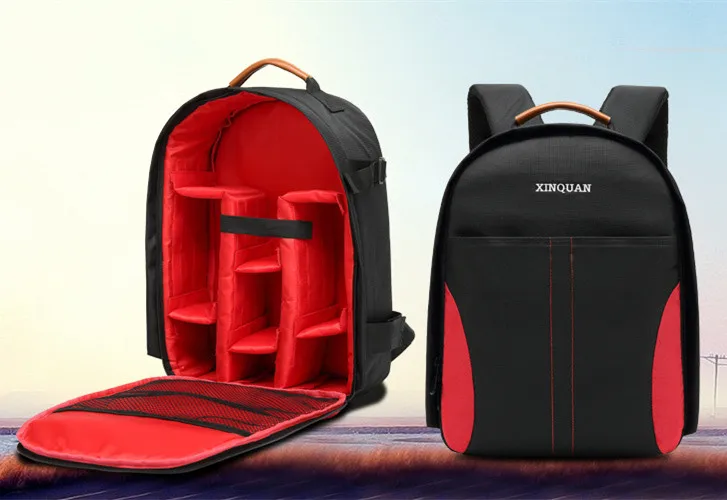 

Digital DSLR Camera Travelling Handbag bag Multi-functional Video Photo laptop backpacks Covers for Nikon Canon Tables PC Lens