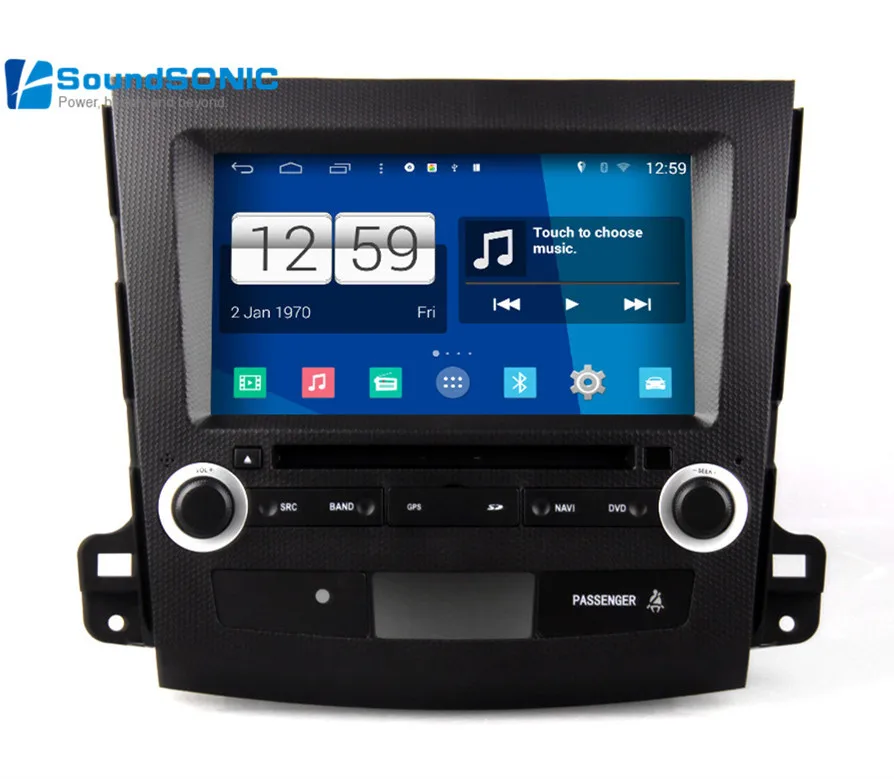 Android 4.4.4 для Mitsubishi Outlander XL EX 2007 2008 2009 2010 2011 Автомобильный DVD GPS навигатор Авторадио