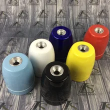 Винтажный керамический патрон для лампы E27 патрон для лампы базы DIY промышленный подвесной светильник базовый держатель Ретро керамический разъем для лампы