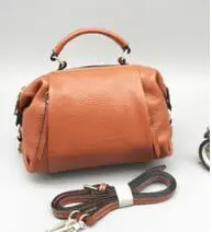 

2019 first layer genuine leather women's shoulder bag cowhide leather one shoulder cross body bag Korean style factory price