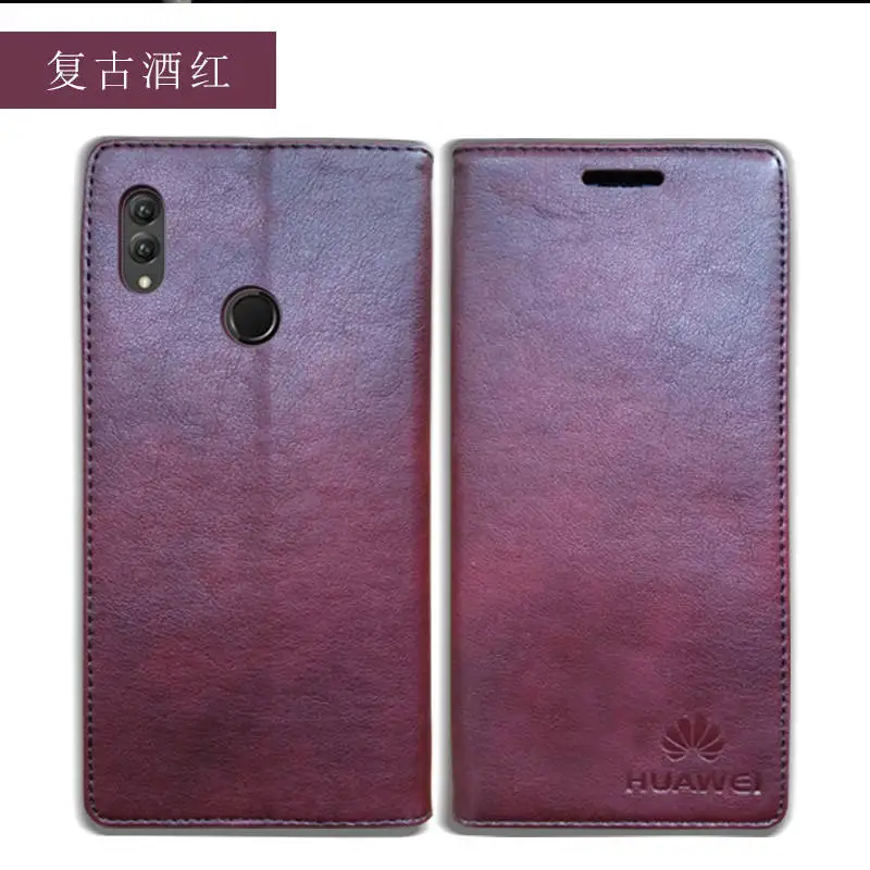 for Huawei Honor 8X Case Luxury Genuine Leather Flip Case for Honor 8X Magnetic Book Wallet Cover for Huawei Honor8x Phone Coque24