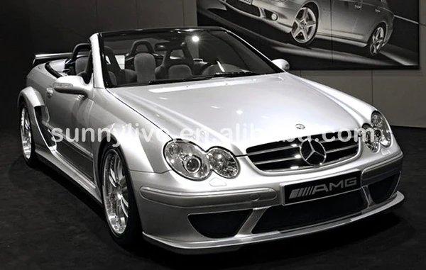 Для Mercedes-Benz W208 CLK200 CLK230 CLK280 CLK320 CLK430 светодиодный головной свет 1995 до 1998 год хромированный корпус SN