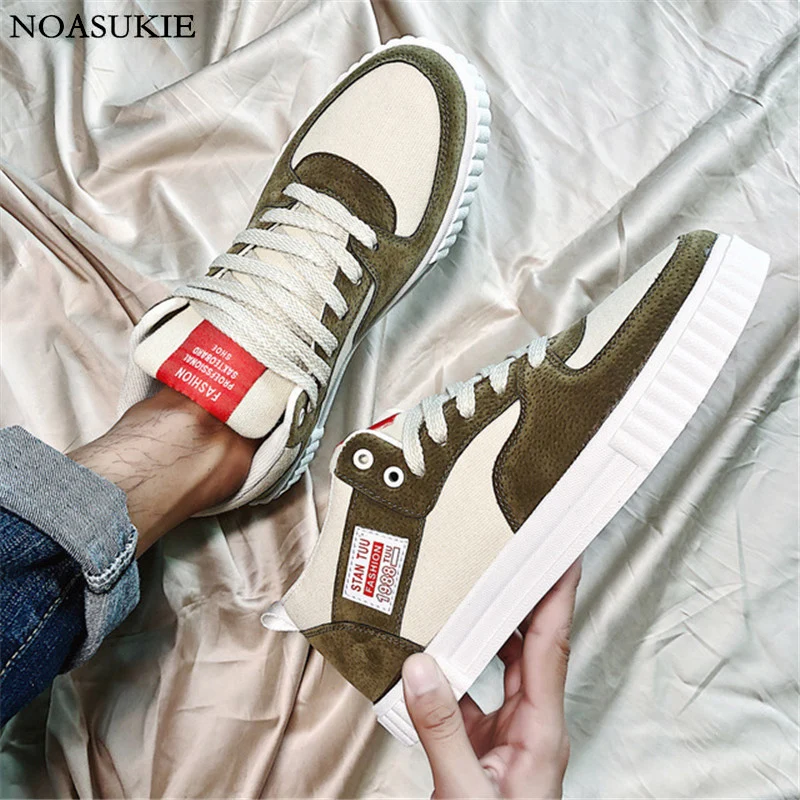 

Men Fashion Stitching Mesh Casual Shoes Brand Low Cut Flat Shoes Sneakers Hipsters Patchwork Heighten Zapatillas Hombre 2019