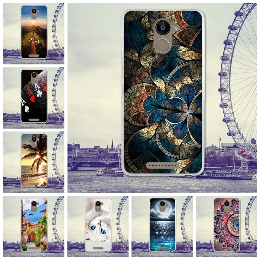 5.0 inch Phone Case for BQ Aquaris U Plus Back Cover Silicon Bag TPU Covers Fashion Soft Shell |